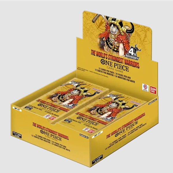 ONE PIECE CARD GAME – The World’s Strongest Warriors OP-17 Booster Display (ENG)